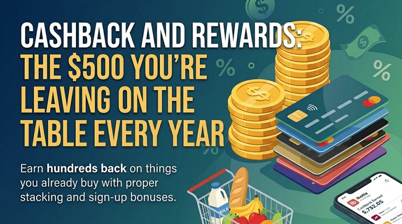 Cashback and Rewards: The $500 You're Leaving on the Table Every Year