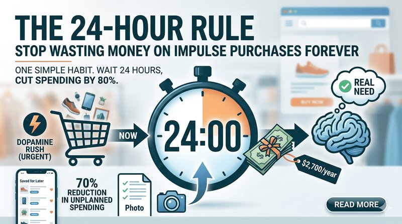 The 24-Hour Rule: Stop Wasting Money on Impulse Purchases Forever