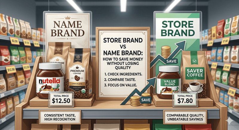 Store Brand vs Name Brand: How to Save Money Without Losing Quality