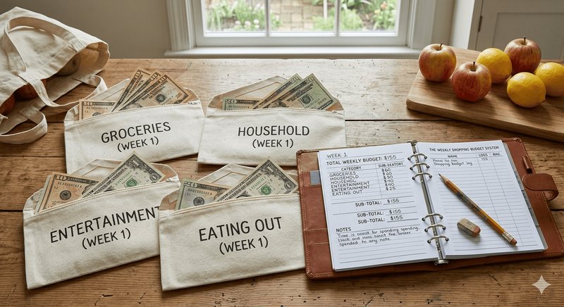 The Weekly Shopping Budget System That Stops Overspending